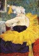 Henri De Toulouse-Lautrec The Lady Clown Chau-U-Kao France oil painting reproduction